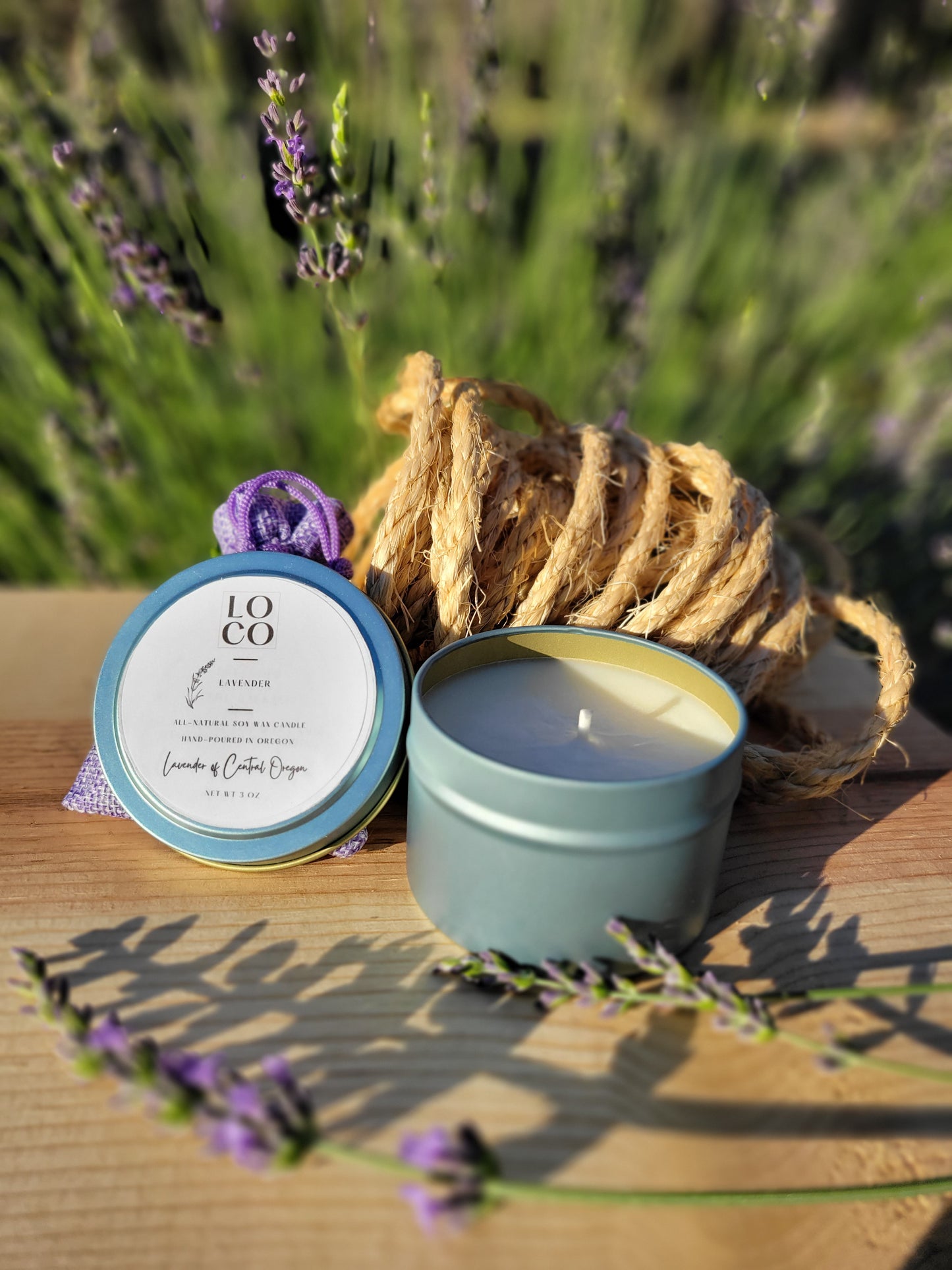 Lavender Essential Oil Soy Wax Candle